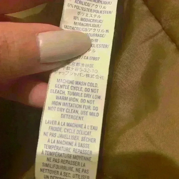 Old Navy Tan Winter Jacket Size Small - Picture 6 of 16